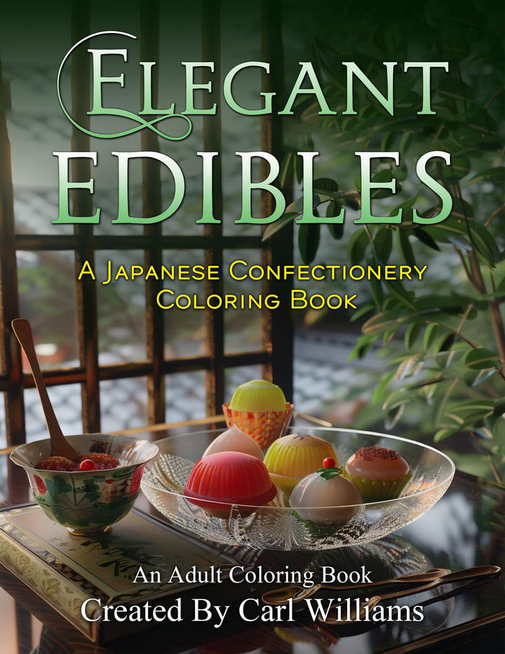 Elegant Edibles: A Japanese Confectionery Coloring Book