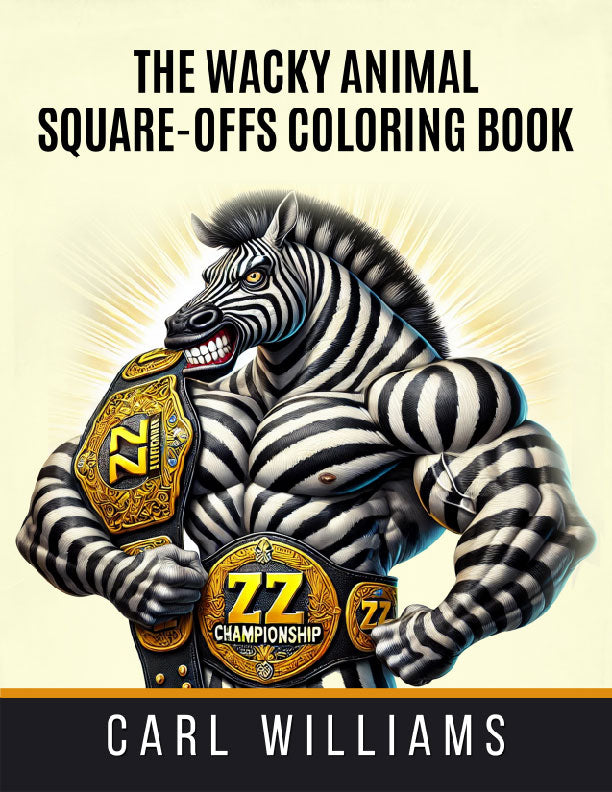 Wacky Animal Fighting Coloring Book