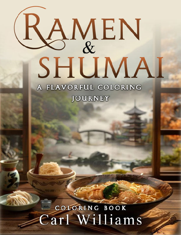 Ramen & Shumai: A Flavorful Coloring Journey